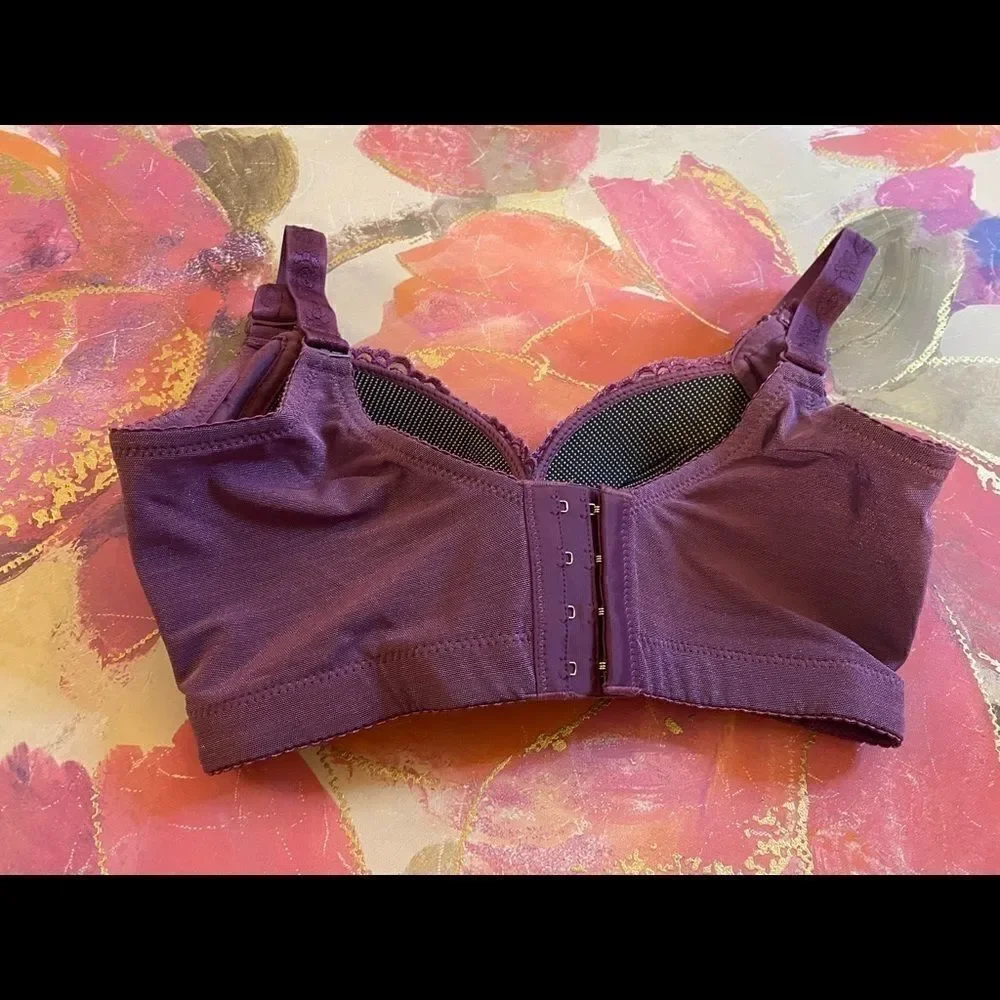 💥Qianziwanli Lace Embroidery Floral Sexy Bras 36B